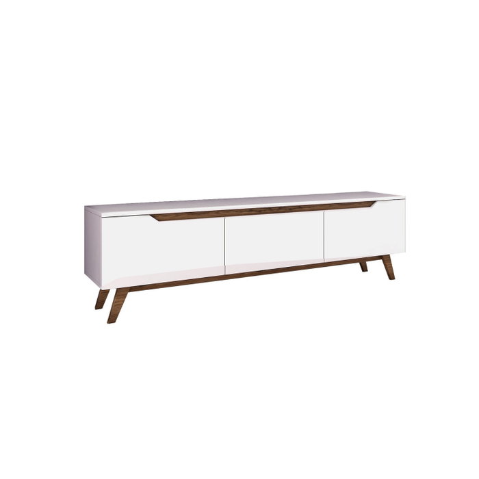Hanah Home Soporte para TV D1 - 794 Blanco y Nogal